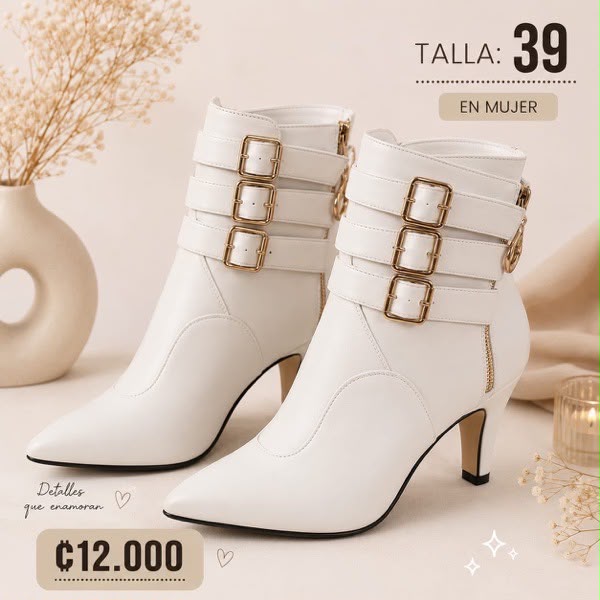 BOTINES BLANCOS