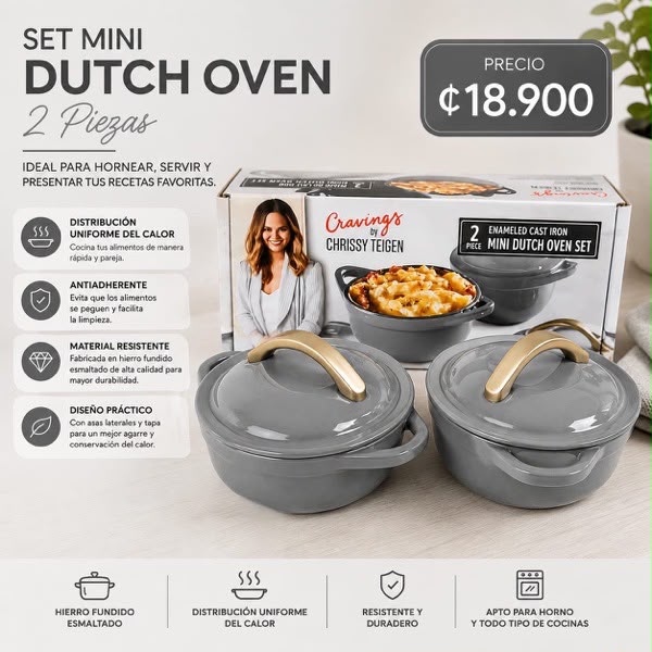 SET MINI DUNTCH OVEN