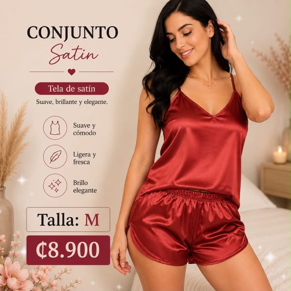 PIJAMA DE SATIN