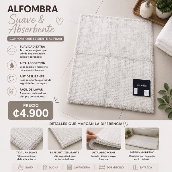ALFOMBRA DE BAÑO