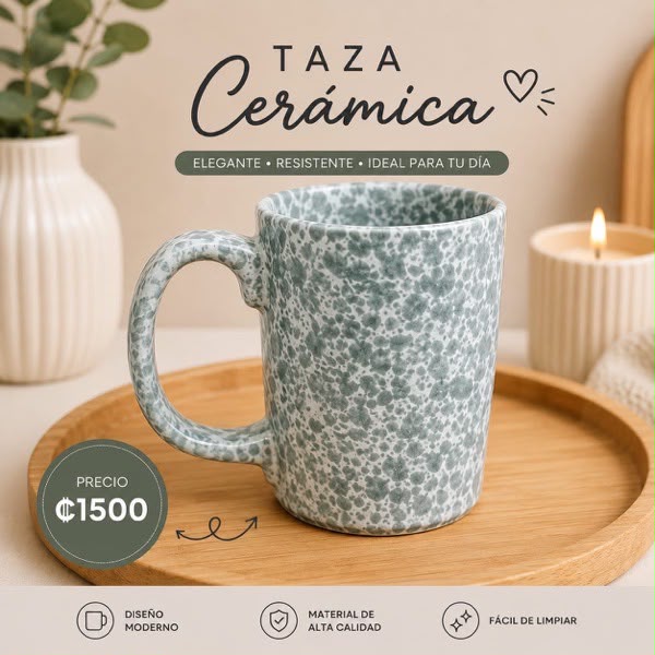 TAZAS DE CERAMICAS PARA TU COCINA