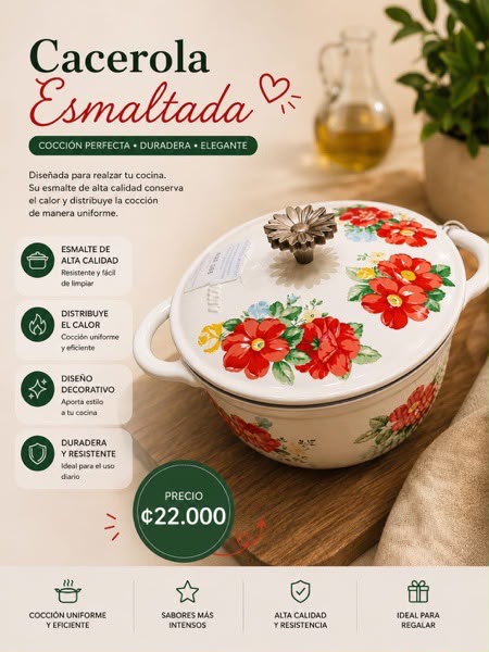 OLLA DE HIERRO FUNDIDO