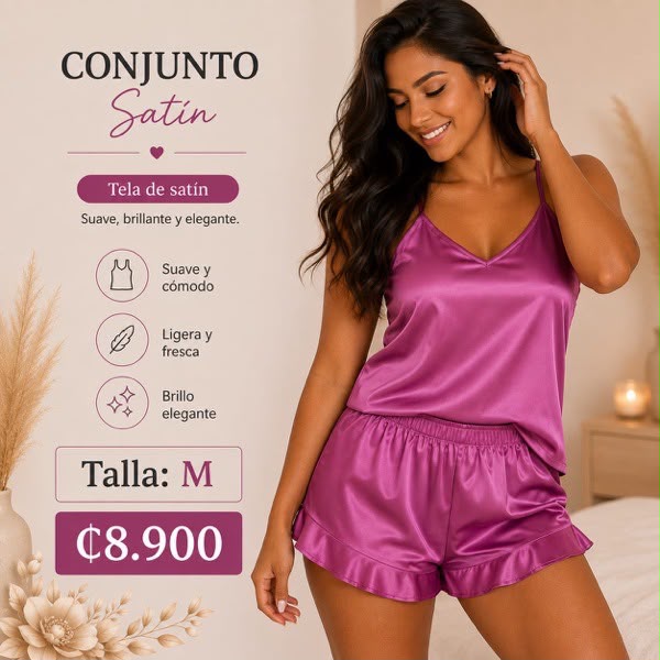 PIJAMA DE SATIN